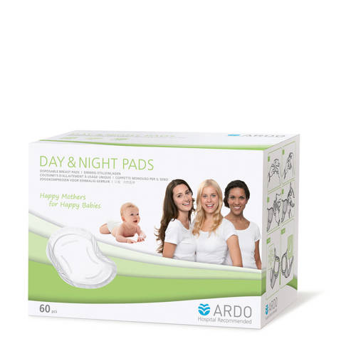 Ardo Day & Night zoogcompressen (60 stuks) | Zoogcompressen van