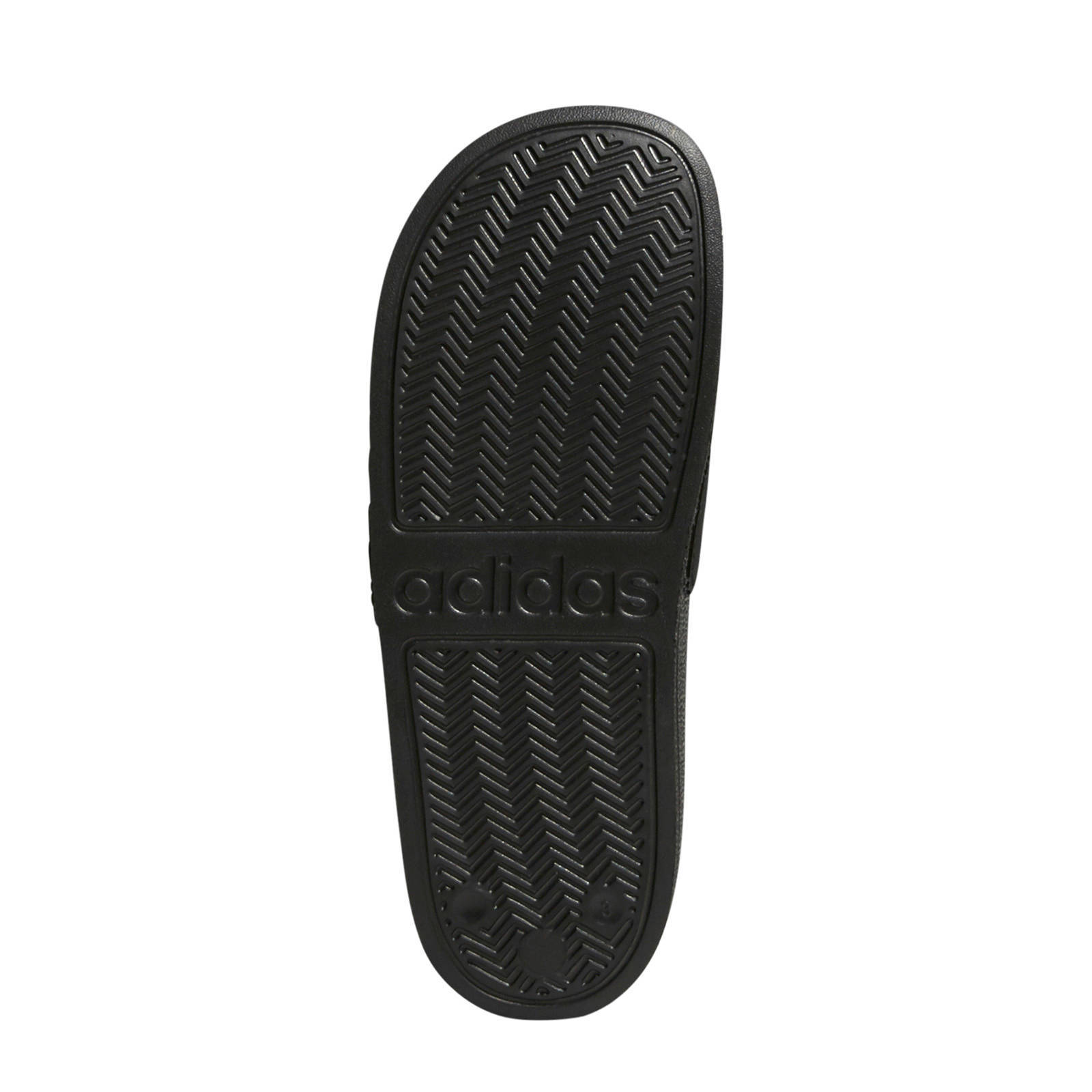 Adidas slippers wit zwart hot sale