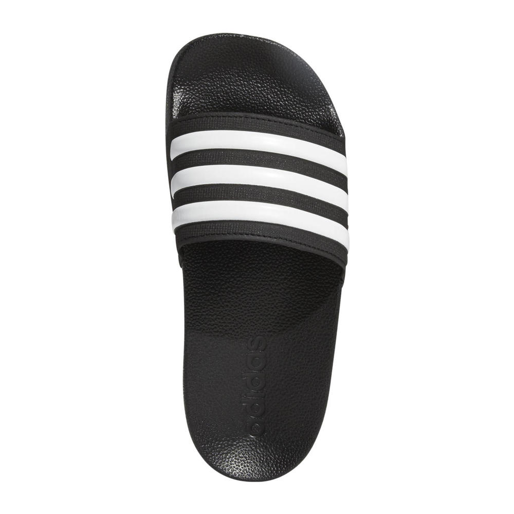 Zwart en witte jongens en meisjes adidas Sportswear Adilette Shower badslippers van rubber 