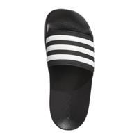 thumbnail: Zwart en witte jongens en meisjes adidas Sportswear Adilette Shower badslippers van rubber 
