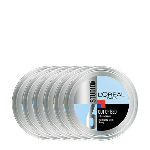 L'Oréal Paris Studio Line fiber cream - 6x 150ml multiverpakking Haargel