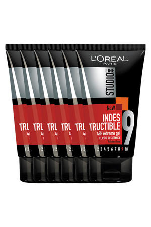 Indestructible 48H Extreme haargel - 6 x 150 ml voordeelverpakking