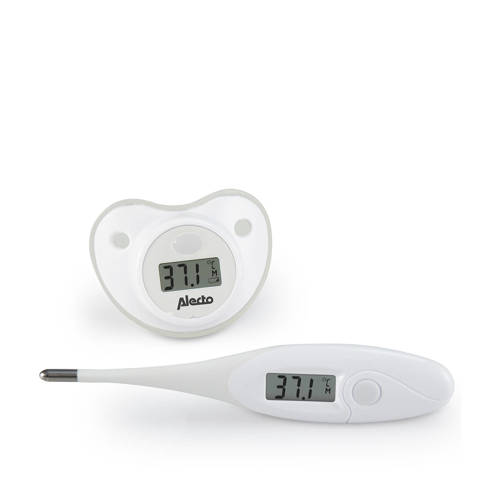 Alecto BC-04 digitale thermometer 2-delig Wit | Thermometer van Alecto