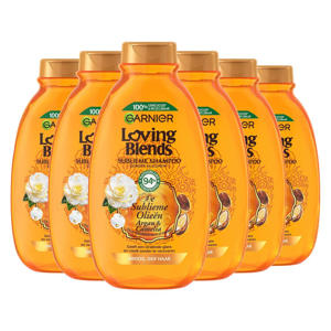 Argan & Cameliaolie shampoo - 6 x 300 ml - voordeelverpakking