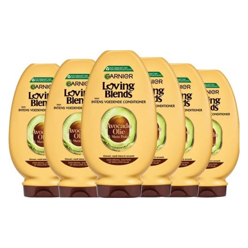 Garnier Loving Blends Avocado Olie & Karite Boter conditioner - 6x 250 ml - voordeelverpakking