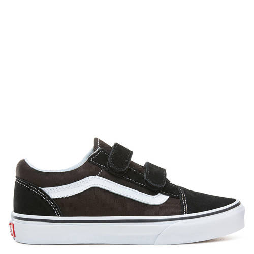 VANS Old Skool V sneakers zwart/wit Jongens Leer Meerkleurig - maat 28 afbeelding