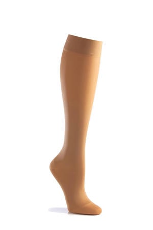 ondersteunende kniekousen 70 denier beige