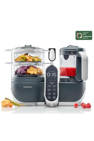 Nutribaby(+) stoomkoker en blender industrial grey