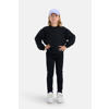 Shoeby slim fit broek Sport zwart