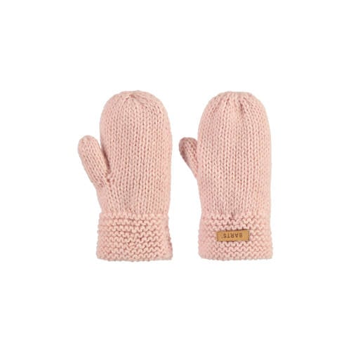 Barts wanten Yuma roze Handschoenen Meisjes Acryl Logo 