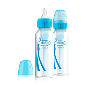 Options+ babyfles 250ml duo blauw