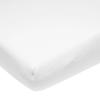 Meyco katoenen molton stretch hoeslaken 50x90 cm wit