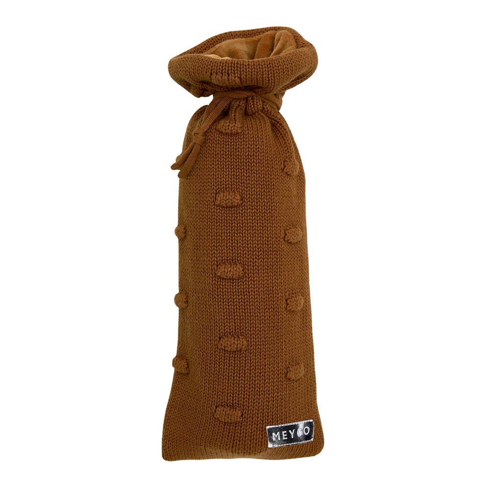 Meyco Silverline Knots kruikenzak camel