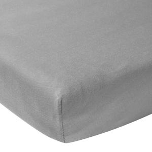 katoenen jersey hoeslaken co-sleeper 50x90 cm grijs
