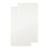 Meyco katoenen jersey hoeslaken wieg 40x80/90 cm (set van 2) offwhite