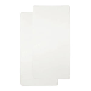 katoenen jersey hoeslaken ledikant 60x120 cm (set van 2) offwhite