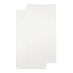 katoenen jersey hoeslaken ledikant 60x120 cm (set van 2) offwhite