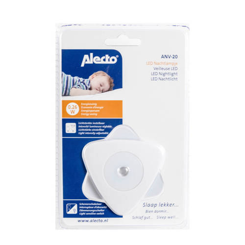 Alecto ANV-20 automatisch LED nachtlampje Wit | Nachtlampje van Alecto