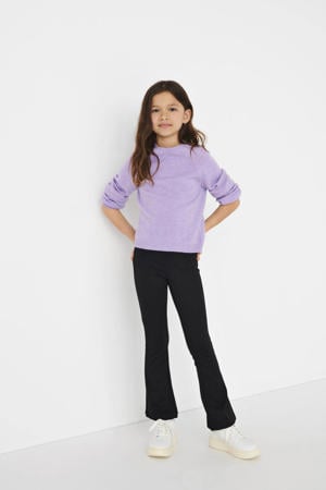 flared broek KONPAIGE zwart