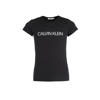CALVIN KLEIN JEANS slim fit T-shirt met logo zwart