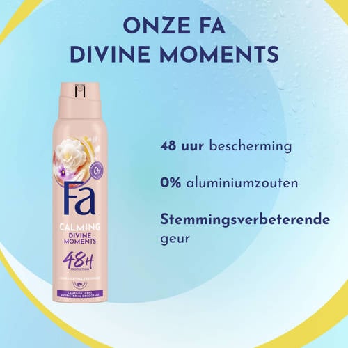Fa Divine Moments deodorant spray 6 x 150 ml voordeelverpakking