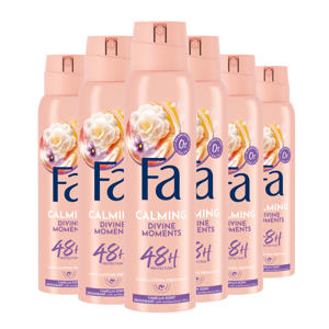 Divine Moments deodorant spray - 6 x 150 ml - voordeelverpakking