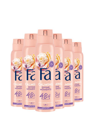 Divine Moments deodorant spray - 6 x 150 ml - voordeelverpakking