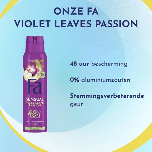 Fa Purple Passion 6 x 150 ml voordeelverpakking Deodorant