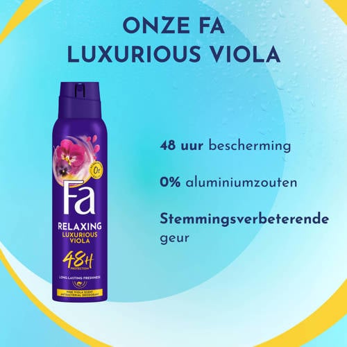 Fa Luxurious Moments deodorant spray 6 x 150 ml voordeelverpakking