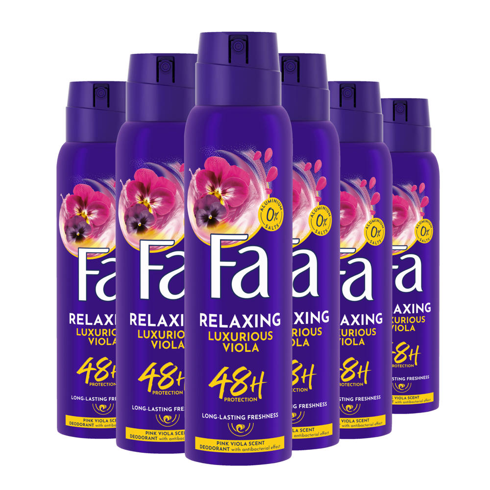 Fa Luxurious Moments deodorant spray - 6 x 150 ml - voordeelverpakking