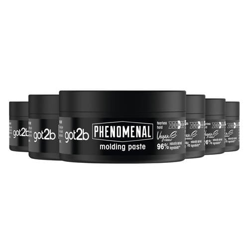 Schwarzkopf Got2b Gentleman Molding Paste - 6 x 100 ml voordeelverpakking Haarwax afbeelding