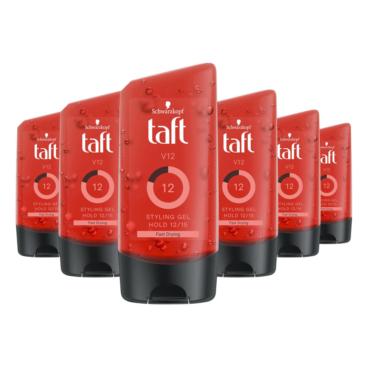 Schwarzkopf Lot de 6 tubes de crème Taft Fiber Chaotic Styles 150 ml