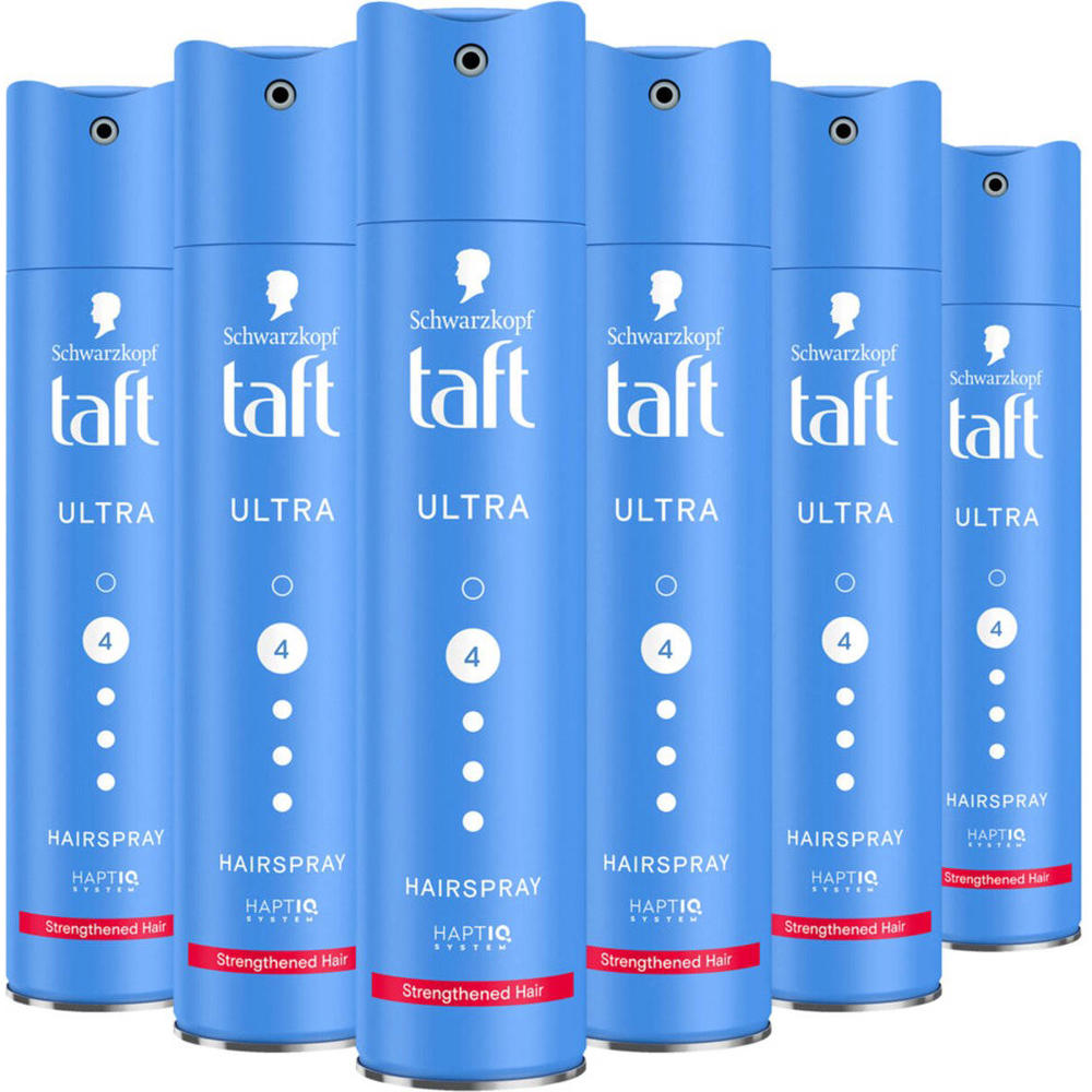 Schwarzkopf Taft Ultra Strong haarspray - voordeelverpakking - 6 x 250 ml