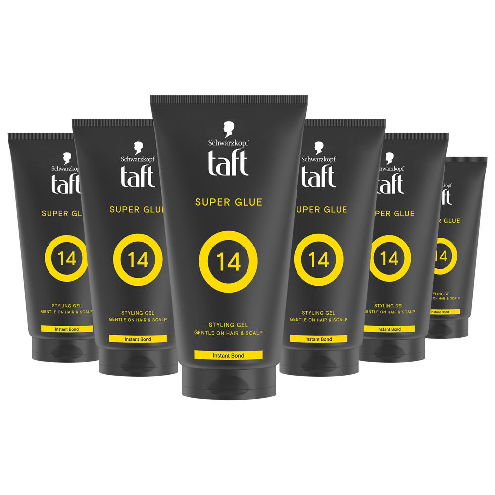 Schwarzkopf Taft Super Glue gel tube - voordeelverpakking - 6 x 150 ml