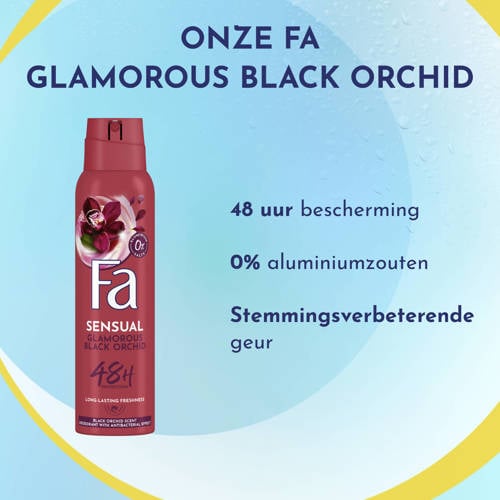 Fa Glamorous Moments deodorant spray 6 x 150 ml voordeelverpakking