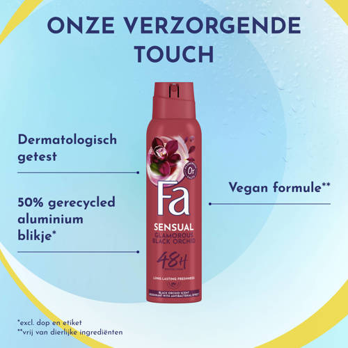 Fa Glamorous Moments deodorant spray 6 x 150 ml voordeelverpakking