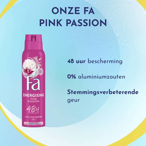 Fa Pink Passion deodorant spray 6 x 150 ml voordeelverpakking