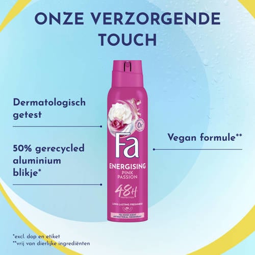 Fa Pink Passion deodorant spray 6 x 150 ml voordeelverpakking