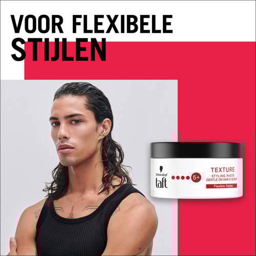 Schwarzkopf Taft Texture Fiber Paste voordeelverpakking 6 x 100 ml Haarwax
