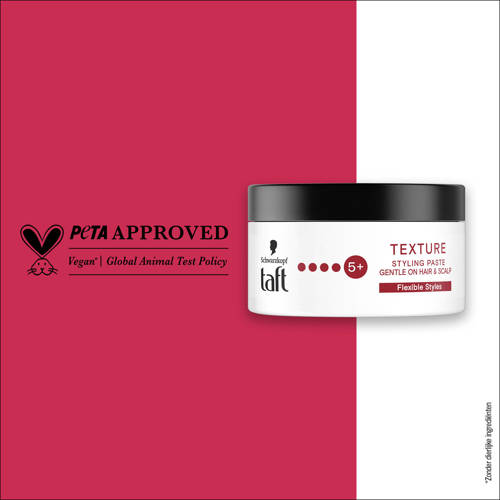 Schwarzkopf Taft Texture Styling Paste - voordeelverpakking - 6 x 100 ml Haarwax