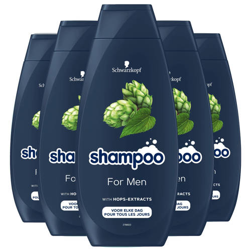 Schwarzkopf For Men shampoo - 5 x 400 ml - voordeelverpakking afbeelding