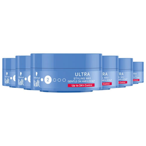 Schwarzkopf Taft Ultra Wax - voordeelverpakking - 6 x 75 ml Haarwax afbeelding