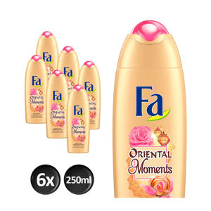Oriental Moments douchegel - 6 x 250 ml - voordeelverpakking