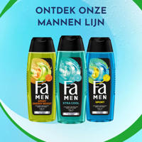 thumbnail: Fa Men Extreme Cool douchegel - 6 x 250 ml - voordeelverpakking