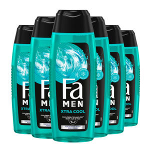 Men Extreme Cool douchegel - 6 x 250 ml - voordeelverpakking