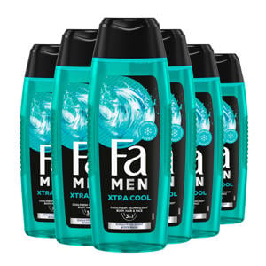 Men Extreme Cool douchegel - 6 x 250 ml - voordeelverpakking
