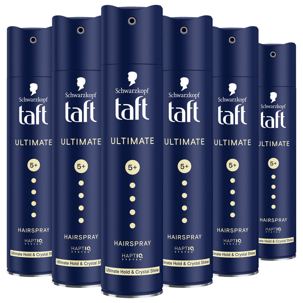 Schwarzkopf Taft Ultimate haarspray - voordeelverpakking - 6 x 250 ml