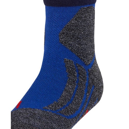 Falke Sport SK2 Stripe skikousen blauw Skisokken Jongens Meisjes Polypropyleen 35-38