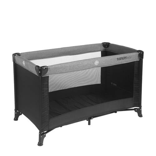 Titaniumbaby Campingbed Grijs | Campingbed van Titaniumbaby