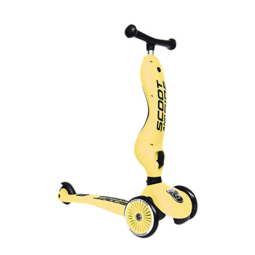 Scoot & Ride Highwaykick 1- Lemon Loopfiets Geel | Loopfiets van